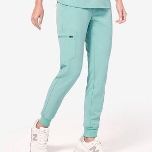 Figs Scrubs SET Sea Glass (Zamora Joggers + Catarina Top)